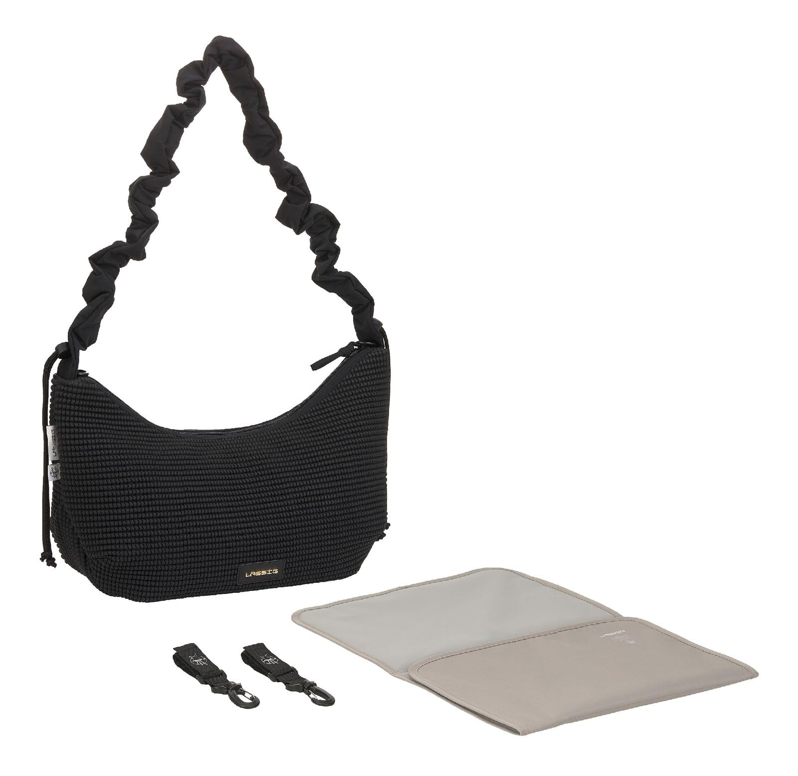 LÄSSIG Umhängetasche Lunua Bum Bag Up Black schwarz