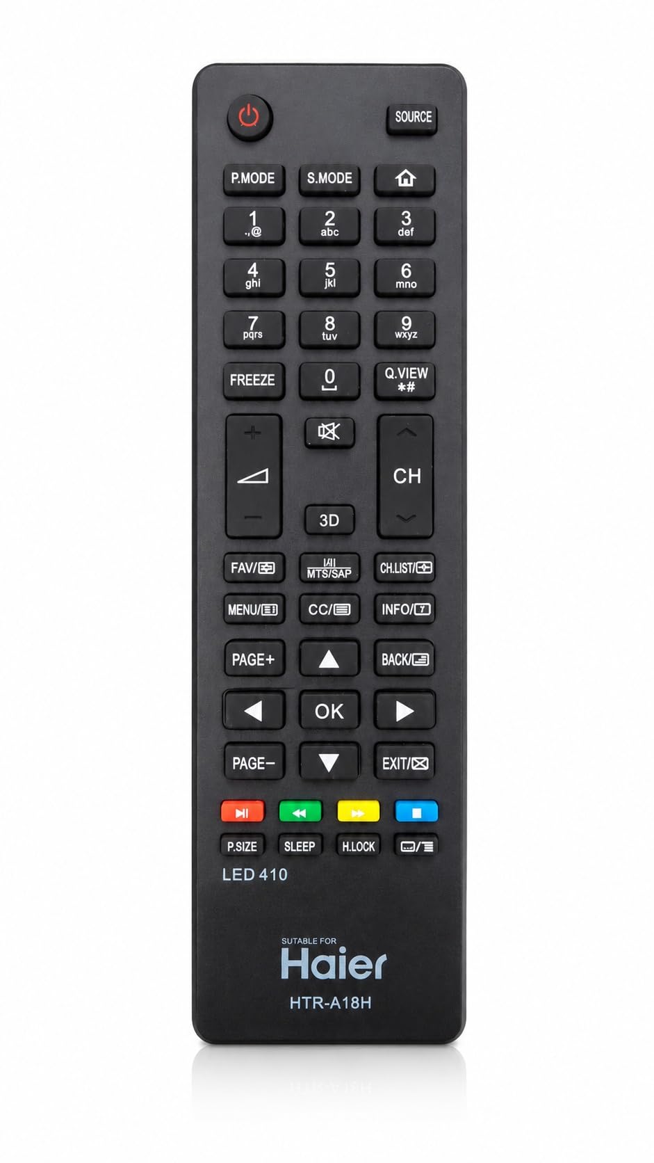 Haier TV Remote Compatible with HTR-A18H LED TV, Replacement Remote Control, LED 410-image-0