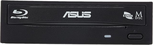 ASUS BC-12D2HT 12X Blu-Ray Combo, M-DISC Support, Disc Encryption, Unlimited Webstorage (12 months), NERO Backitup, E-Green, E-Media, Black