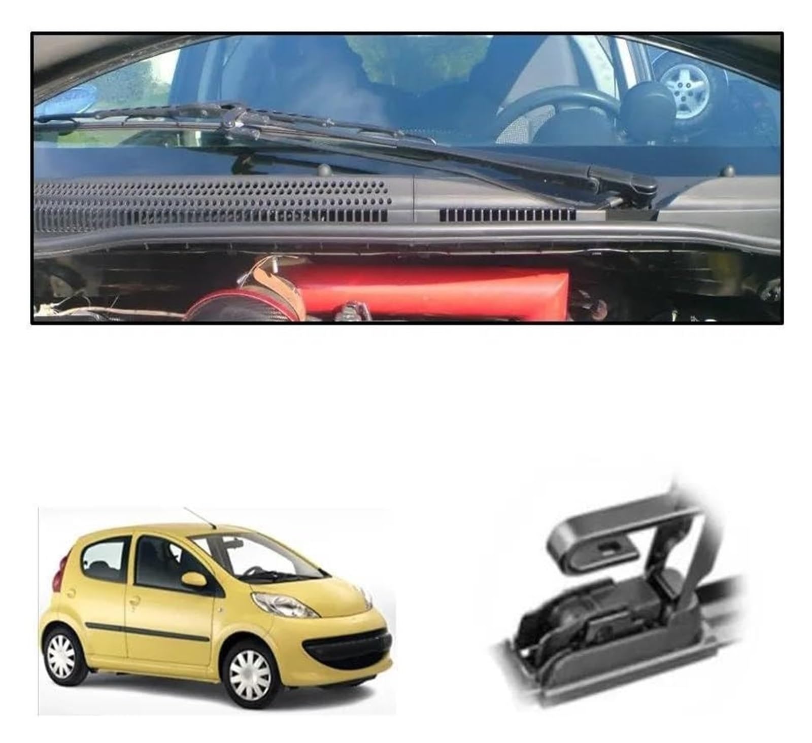 Para Toyota Para Aygo AB10 2005-2014 Limpiaparabrisas De Coche Delanteros Y Traseros Escobilla Limpiaparabrisas Automóvil