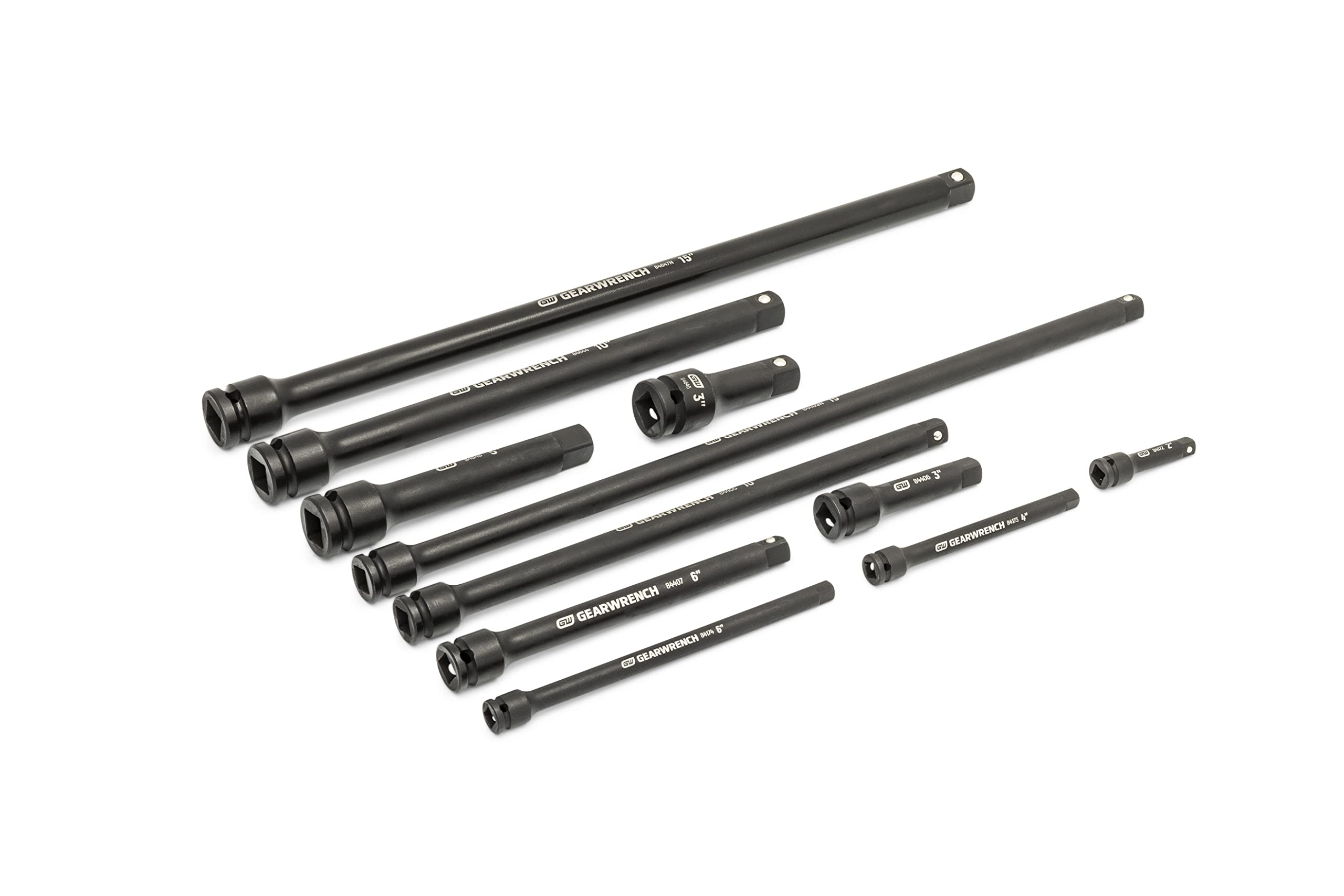 GEARWRENCH 17 pezzi 1/4", 3/8", 1/2" Impact Drive Tool Set di accessori con vassoio in schiuma EVA - 86524
