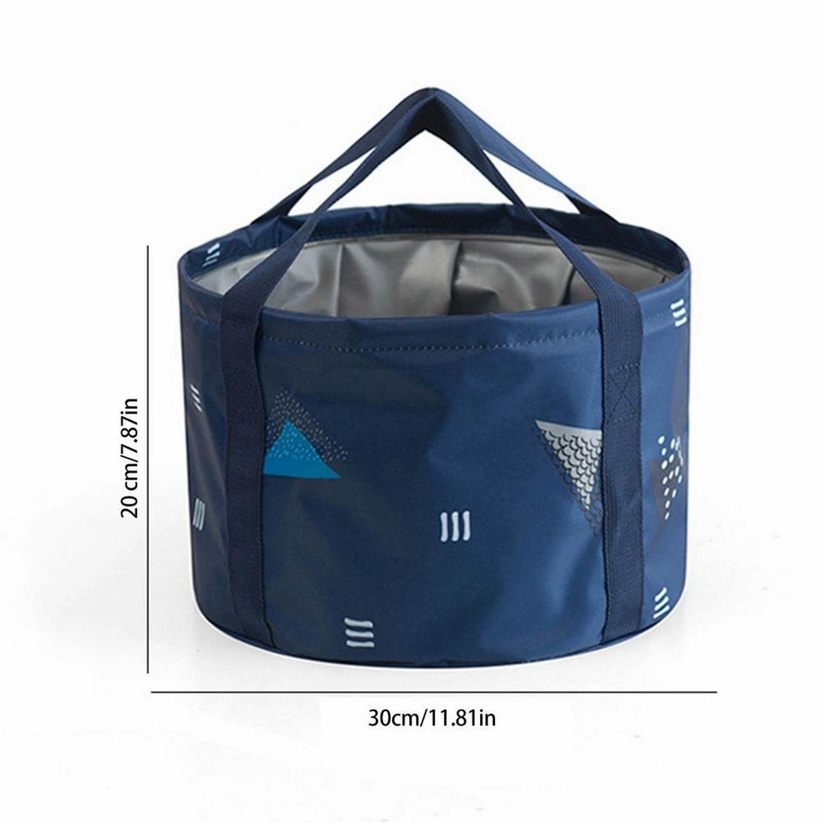 JINGYAN Bains de pieds Collapsible Foot Bath Basin Foldable Soak Tub For Soaking Feet Washing Vegetable And Fruit Outdoor Camping
