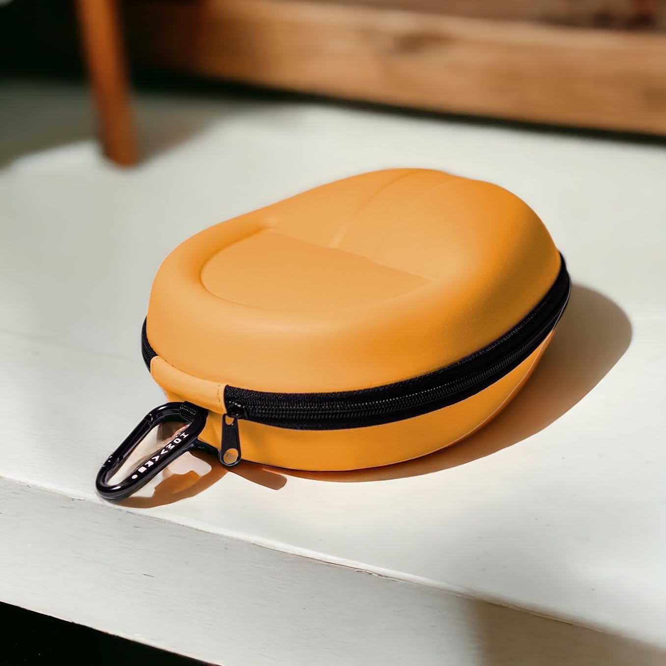 Homvare Hard Shell Case for Over The Ear Headphones with Full Protection for Beats, Sony, Bose, JBL, Samsung and More - Orange - Image 2