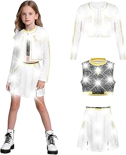 [Fansaara] KPOP 女の子 コスプレ ガールズ 悪魔 アニメ映画 ハンターズ かわいい キッズコスチューム cosplay 子供用 仮装 変装 魔女風 パーティー イベント ハロウィン クリスマス 演出服 学園祭 文化祭 ステージパ...