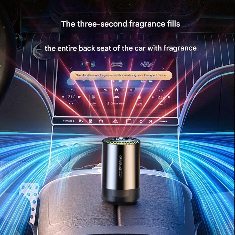 Miniatura 5 de Difusores de aromaterapia para automóvil para aceites esenciales, mini USB, humidificador pequeño para coche, habitación, hogar (fruta)