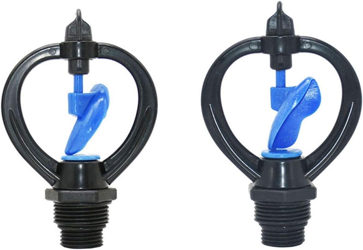 Gardening Watering System Tools 1/2 3/4 Inch Garden Lawn Sprinkler Farm Rotating Sprinkler 360 Degree Lawn Garden Gardening Watering 20PC (Color : 1I2 3I4)