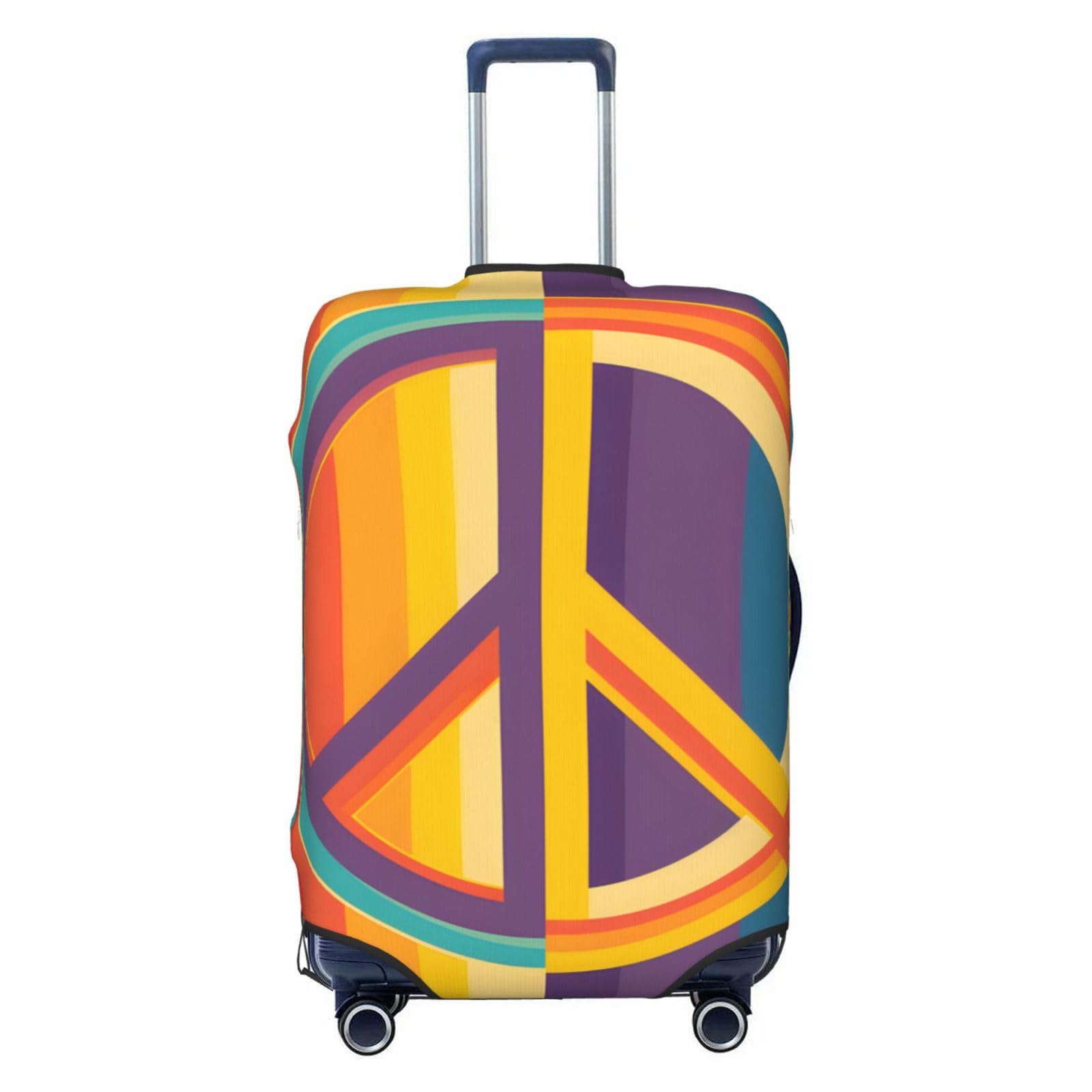 Kofferabdeckungen, Kofferschutzhülle mit Peace-Zeichen, 18–32 Zoll(M)