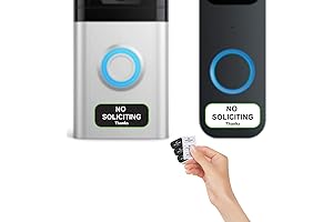 Discreet No Soliciting Sticker for Ring Doorbell