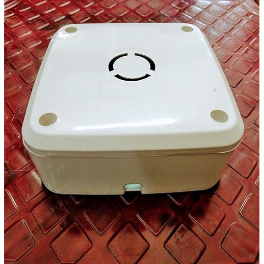 SOLIX 4X4 PVC Box for CCTV Mounting (Pack of 4)