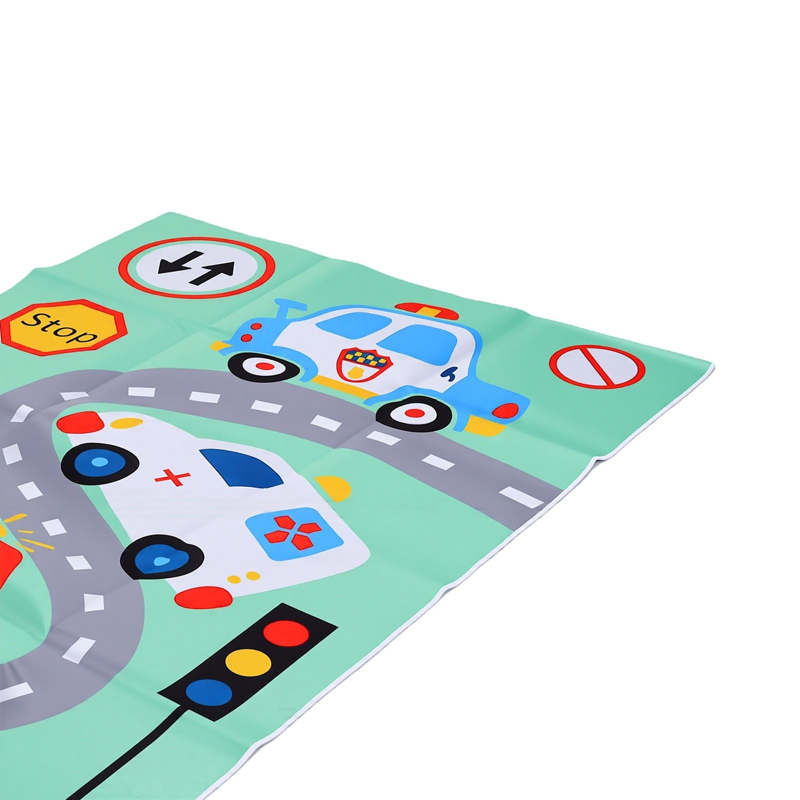 Generic Mata Samochodowa dla Dzieci, Wszechstronny Miękki Aksamitny Design Miejski, Idealny Plac Zabaw dla Dzieci, 140x200cm (Styl 2)