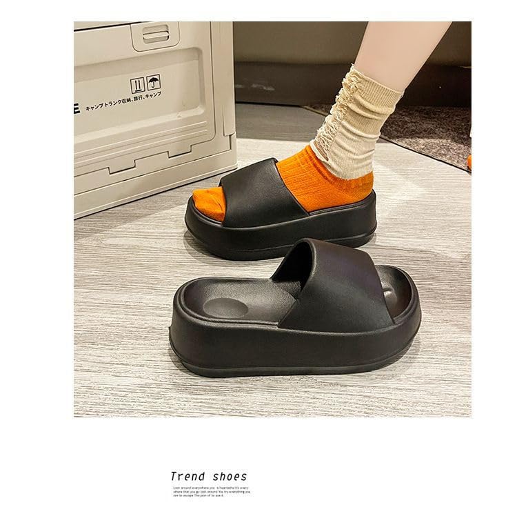 Anti-slip men's outdoor wear women's summer height-increasing sandals slippers eva deodorant4