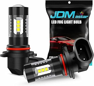 JDM ASTAR Bright White Max 80W High Power H10 9145 9140 9050 9155 LED Fog Light Bulbs