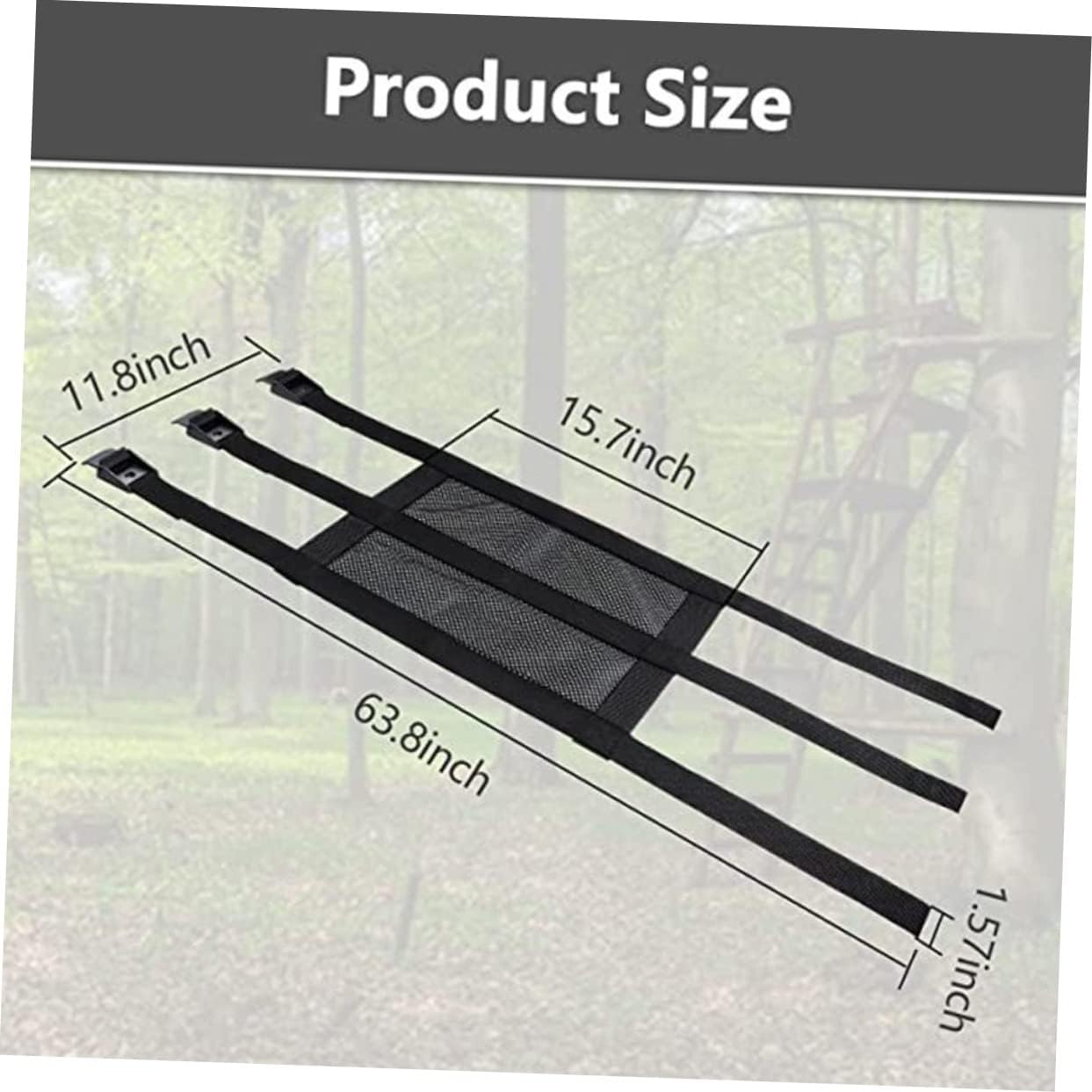 Tree Stand Seats for Hunting Breathable Mesh Adjustable Stand Outdoor Chair for Garden Camping