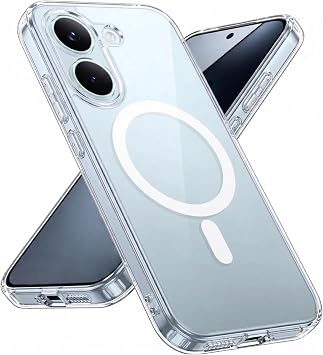 Xiaomi Poco X8 Pro Kılıf Kablosuz Şarj Özellikli Sararmaz Kristal Sert Kapak Şeffaf [Poco X8 Pro ile Uyumlu]