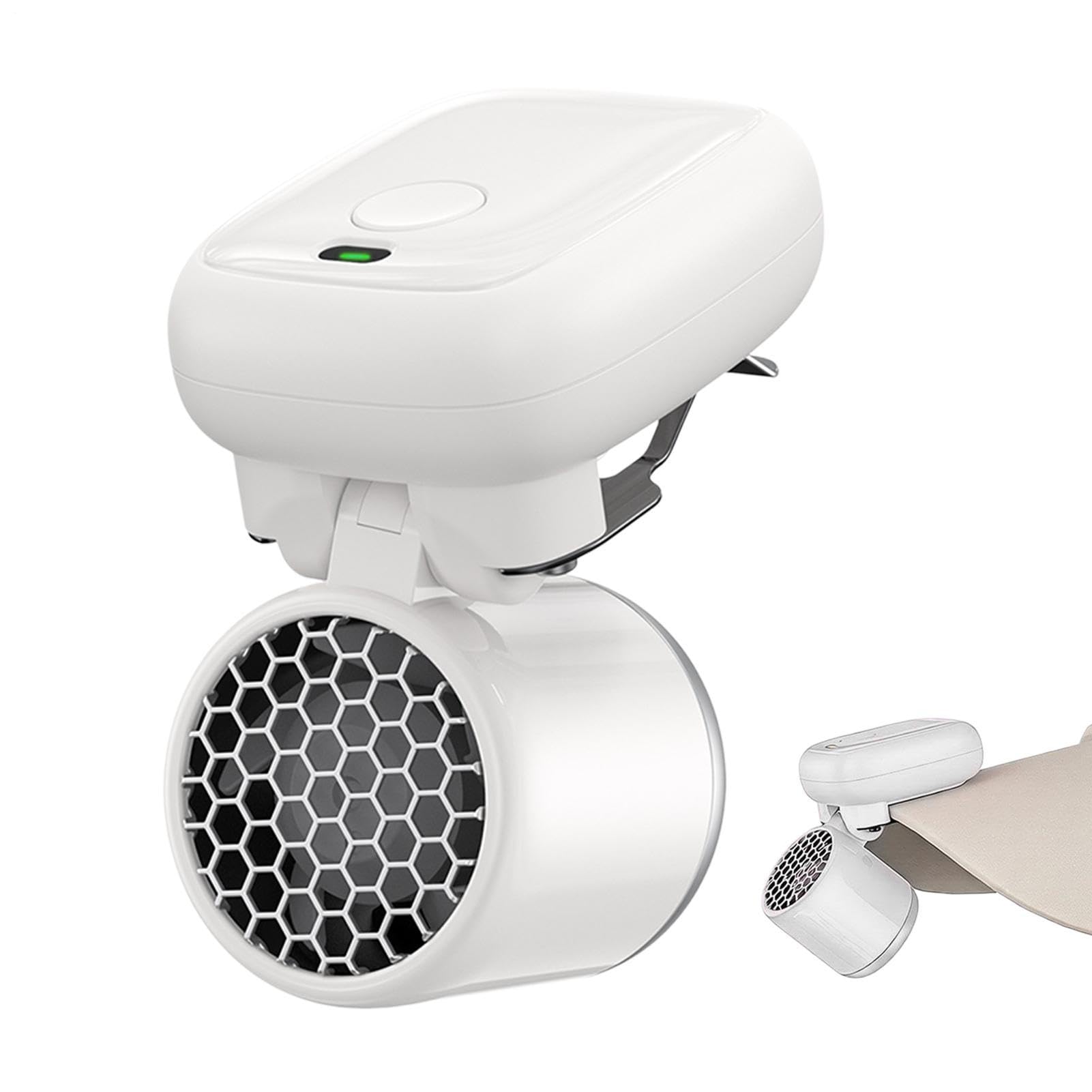 Ventilador pequeño con pinza portátil recargable de mano para uso personal en el hogar