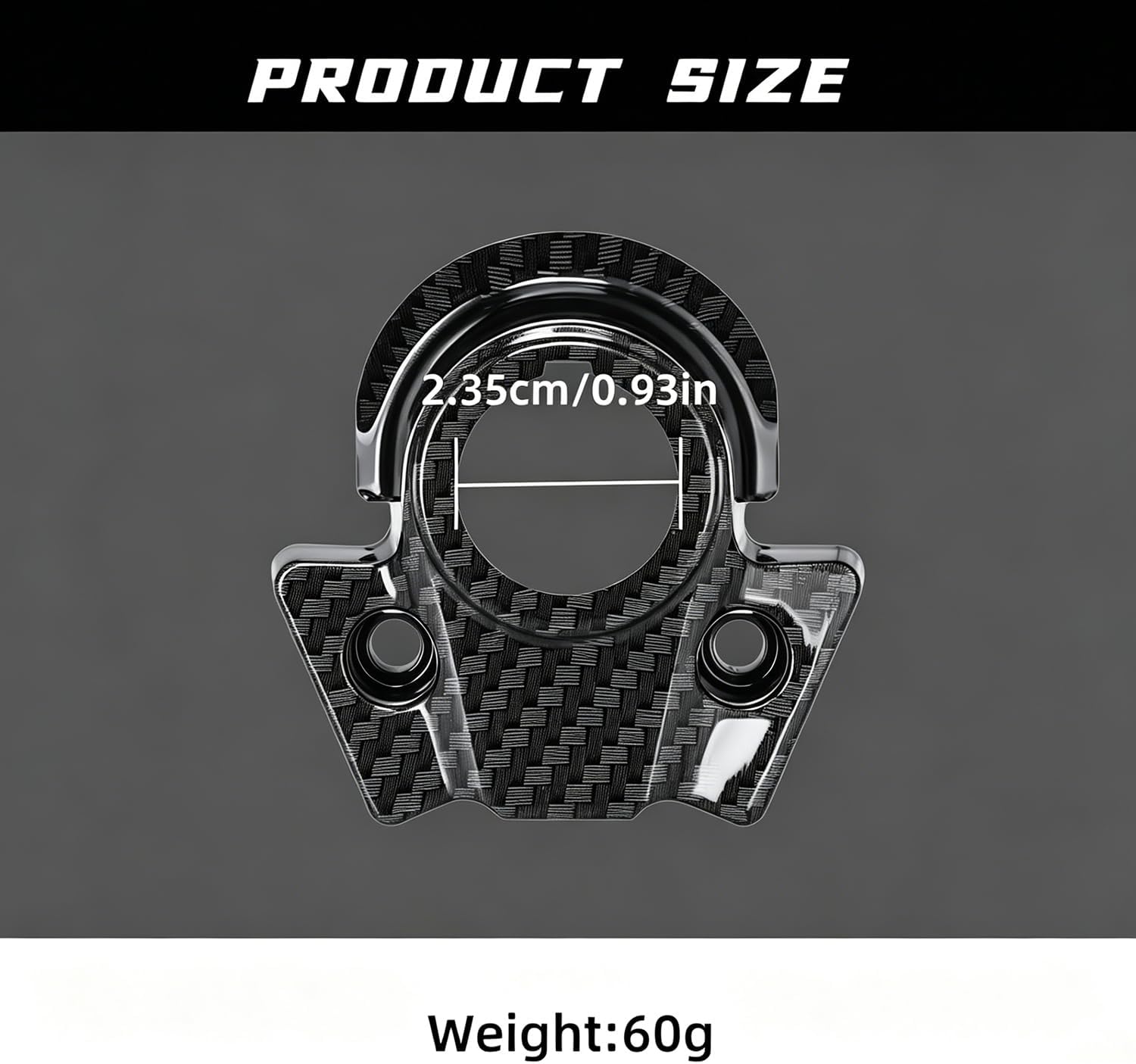 CHANGCHENG Electric Dirt Bike Ignition Switch Cover Carbon Fiber Pattern Starter Switch Cover Ignition Key Lock Cylinder Cover for Talaria Sting MX3 MX4 MX5