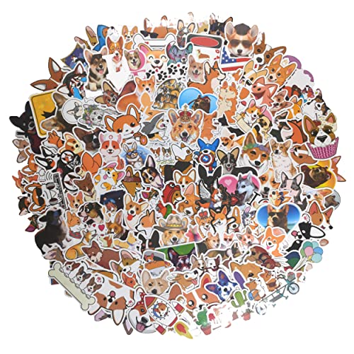 150 Pcs Corgi Stickers Cute Decal,Dog Stickers For Waterproof,Adults,Teens,Kids,Car Lovers,Animal Stickers For Water Bottles,Laptop,Cap,Phone,Travel Suitcase,Skateboard,Motorcycle,Bicycle,Refrigerator #TOP17