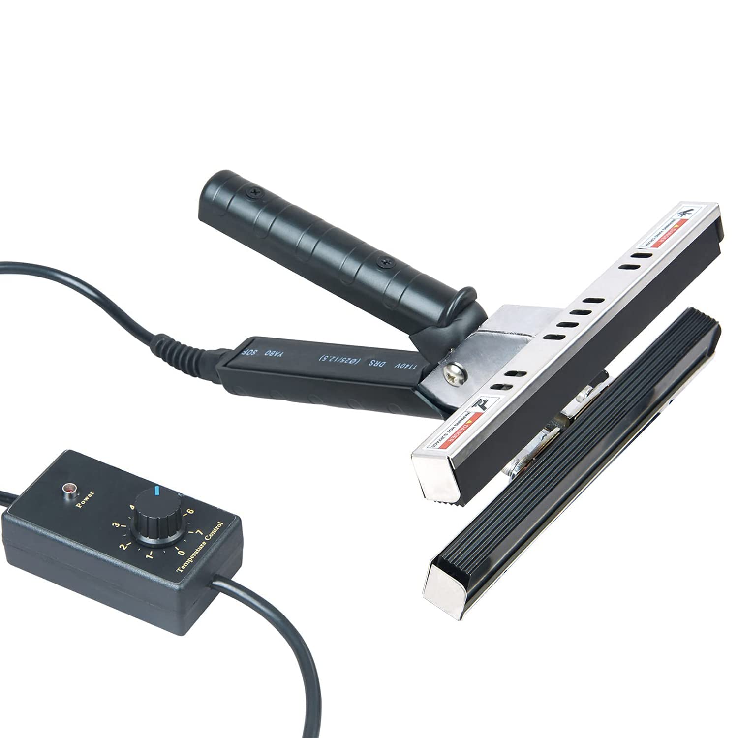 Przenośna zgrzewarka o mocy 350 W, ręczna zgrzewarka zaciskana, szerokość uszczelki 15 mm, temperatura 0-300 ℃, do torebek foliowych, torebek Kraft, torebek z mylaru 300MM