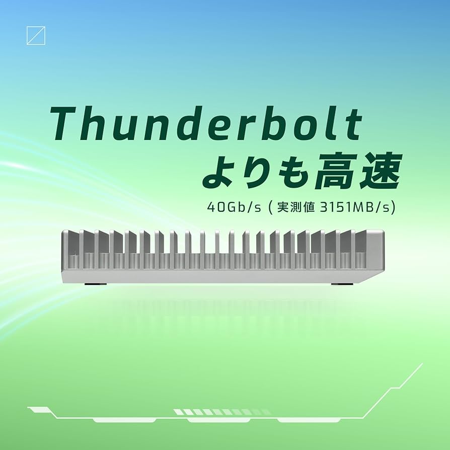 Amazon | 【OWC直営】USB4(USB-C) 40Gbps Express 1M2 外付けSSD
