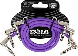 Ernieball 6453 (Flex Patch Cable Purple 30cm 3-Pack) Price In India
