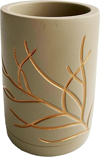 Miniatura 5 de Marina Decoration Luxury Modern Décor - Juego de accesorios de baño de 4 piezas, incluye dispensador de loción de jabón líquido para baño, bomba de