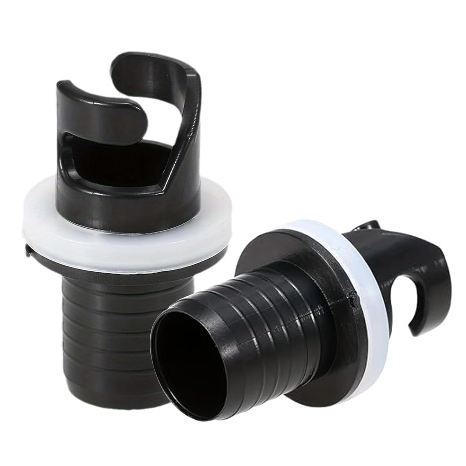2 sztuki adapter do pompki do pontonu, adapter zaworu pompki do kajaka, szczelny i wytrzymały, obrotowy design, akcesoria do zaworów powietrznych do pontonów, kajakarstwo