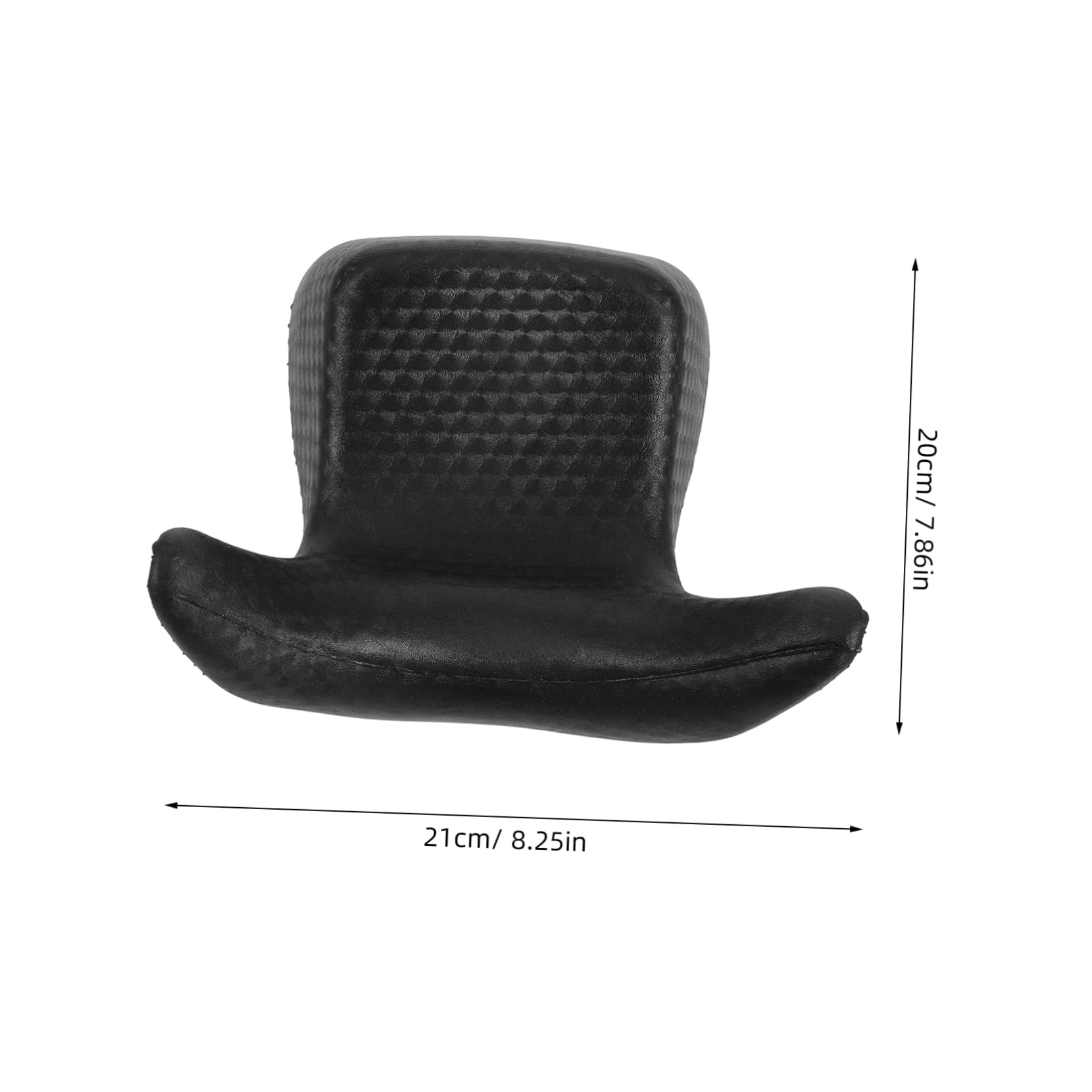 Almohada para Lavar el Cabello para Bañera, PVC Negro
