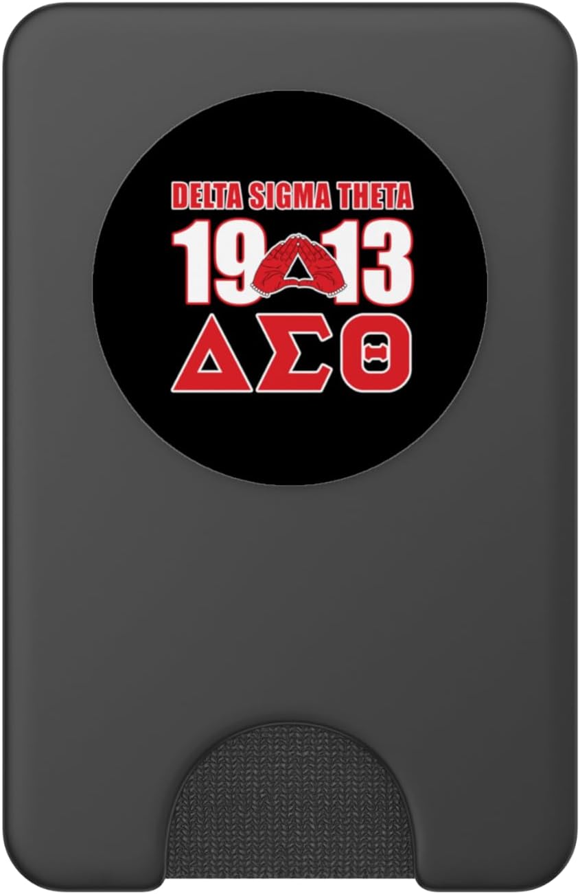 Delta Sigma Theta Sorority Paraphernalia, Delta 1913 HBCU PopSockets PopWallet for MagSafe