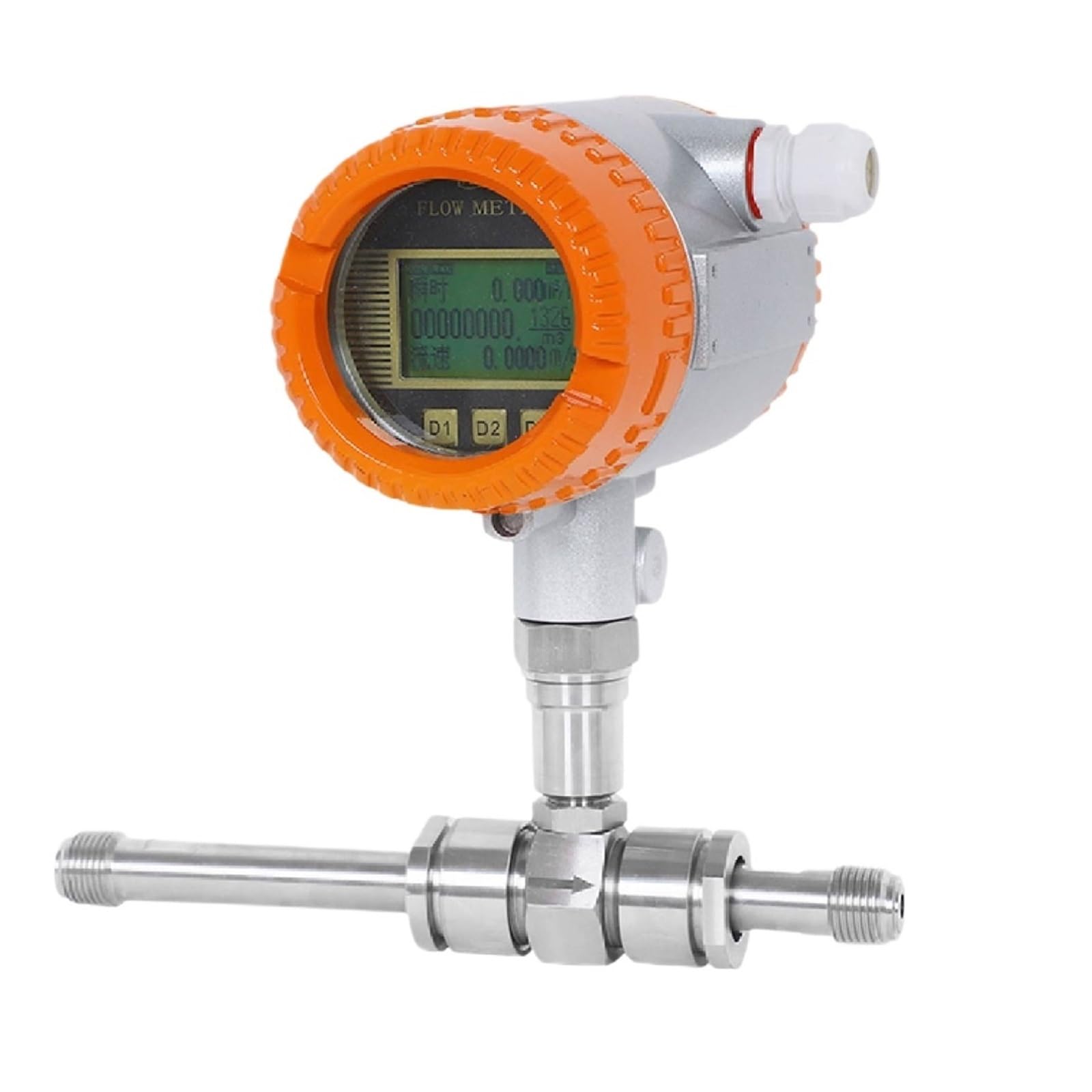 QfUxYYSLD Stainless Steel Digital Turbine Flow Meter with Pulse Output and Threaded Connection.(DN32)