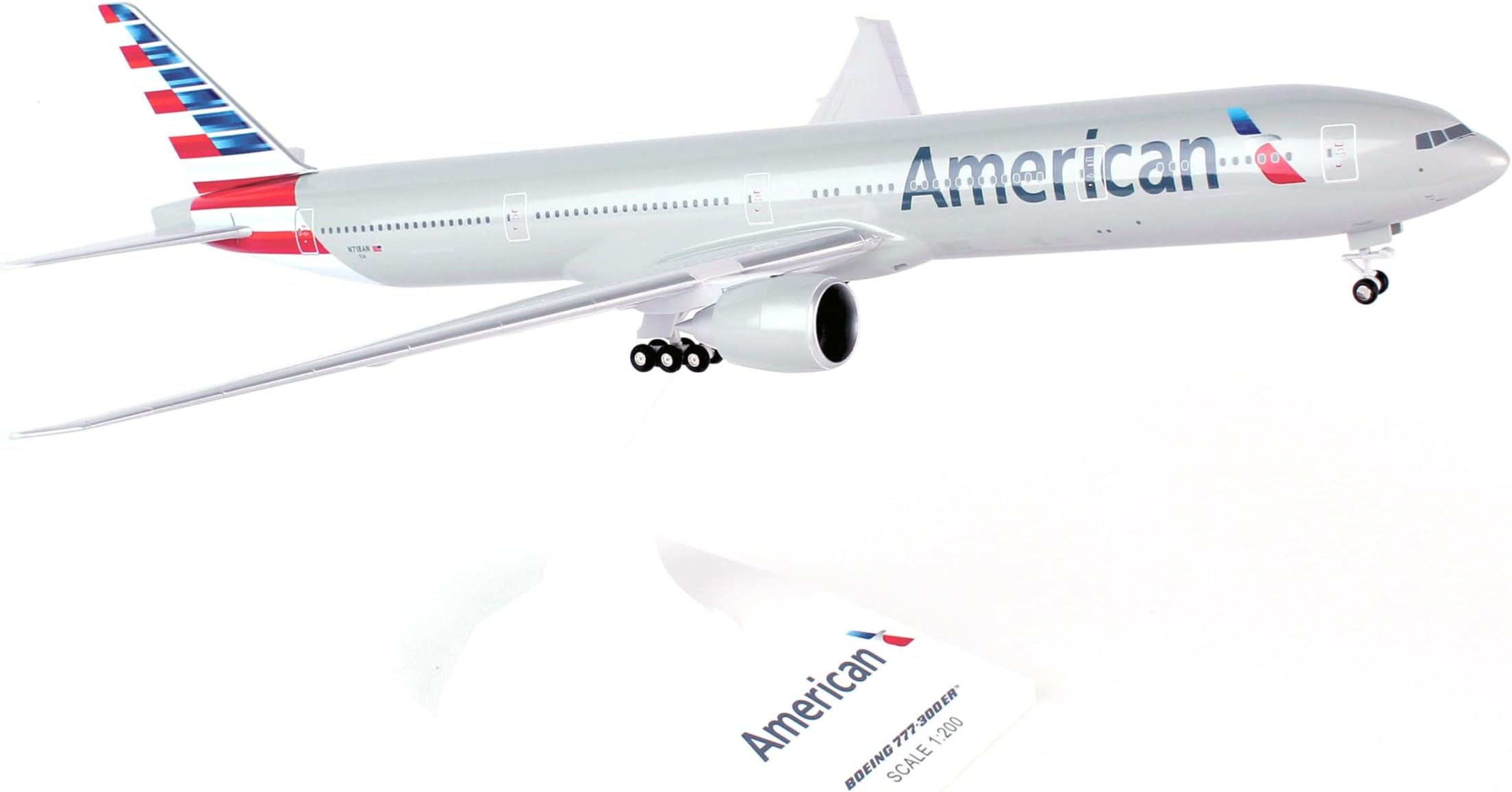 Daron SKR715 American Airplane Model Building Kit, White, 14"