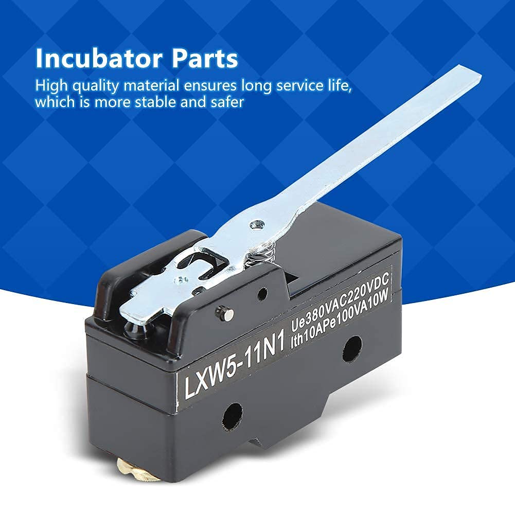 Fdit de Control de la incubadora de 2 Piezas Interruptor de límite Piezas de la incubadora de Repuesto Equipo de incubación de la Granja Accesorios de la Granja 220V