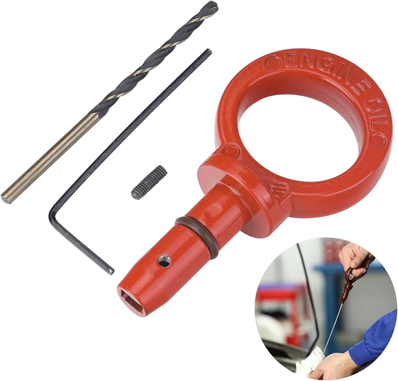 Alça de alumínio para vareta de óleo do motor 3mirrors 917-324 para Dodge Chrysler Jeep – 1 unidade