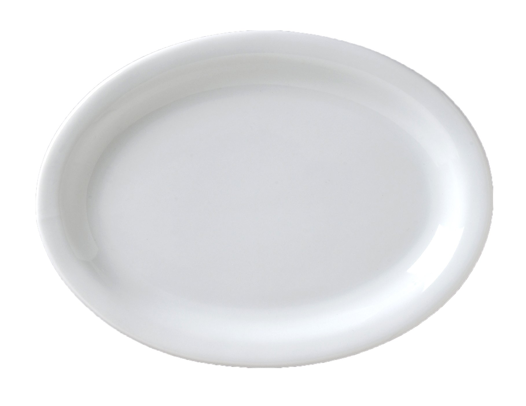 Argyle and Catalina NR Platter by Vertex China – Porcelain, Porcelain White, Pack of 24, Model CAT-12