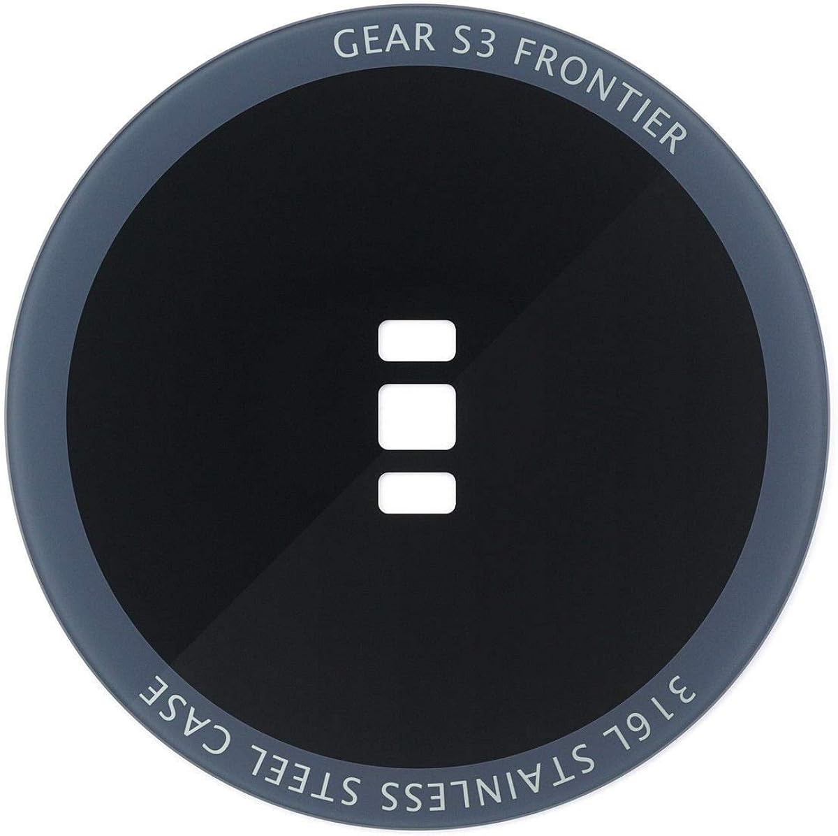 Ubrokeifixit Gear S3 Frontier Back Rear Door Glass Cover Case Replacement with Adhesive for Samsung Gear S3 Frontier SM-R760 SM-R765