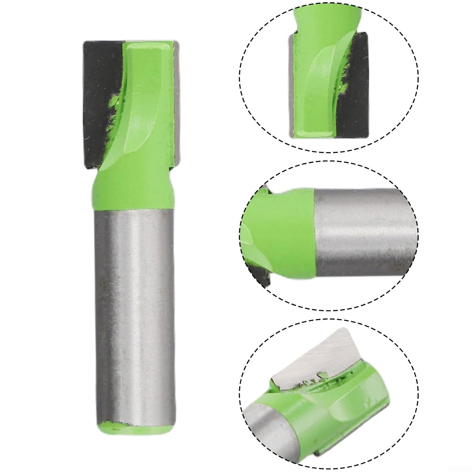 Carbide Cleaning Bottom Router Bit 12.7mm Shank Cutters Wood Acrylic MDF PVC CNC Engraving Trimmer Milling Machine 10x20mm(16mm)