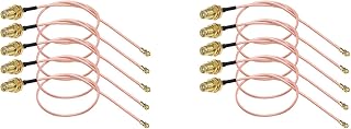 Seife 10 Pcs SMA Connector Cable Female to UFL/U.FL/IPX/IPEX RF or NO Connector Coax Adapter Assembly RG178 Pigtail Cable