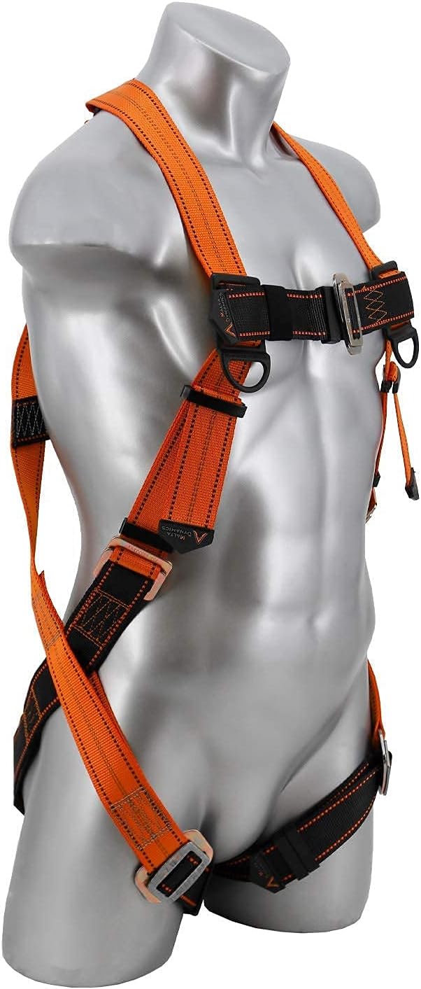 Bucket Truck Fall Protection System, Includes Safety Harness and Restraint Lanyard, OSHA/ANSI Compliant