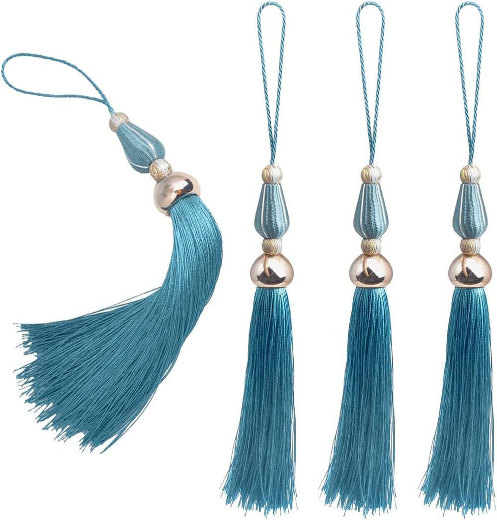 Uxcell Lot De 20 Petits Pompons Doux Pour Marque-page - 10,9 Cm - Pour Loisirs Créatifs, Fabrication De Bijoux, Remise De Diplôme - Rouge