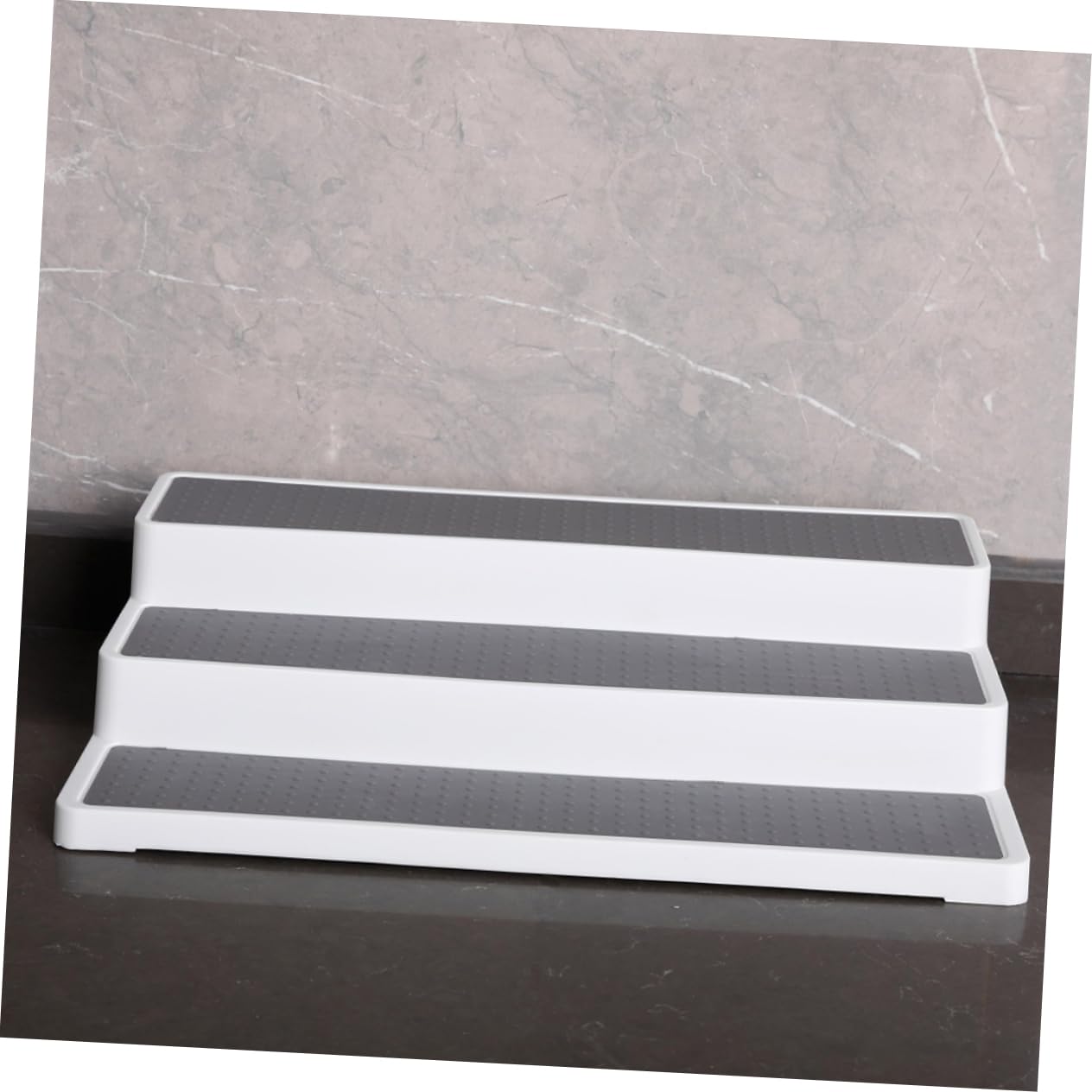 Étagère à Épices à 3 Niveaux en Pp, Lot de 2, pour Rangement la Cuisine | Rangement de Placard, Organisateur D’armoire, Usage la Cuisine et Salle de Bain, pour Sel et Savons