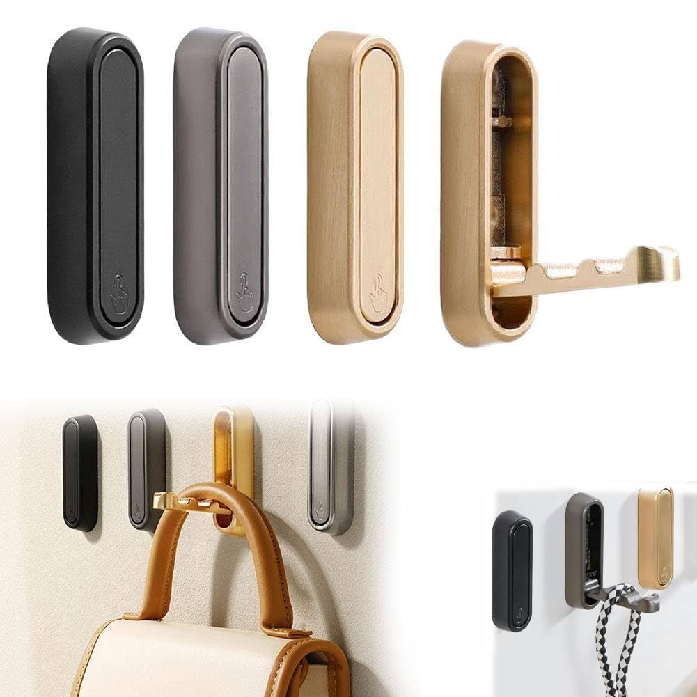 Folding Coat Hook,Heavy Duty Wall Hooks,No Drill Suction Hooks,Folding Wall Hooks for Hanging Coats,Towels,Hats,Bags,Keys,Up to 55 lbs/25 kg,Easy Installation