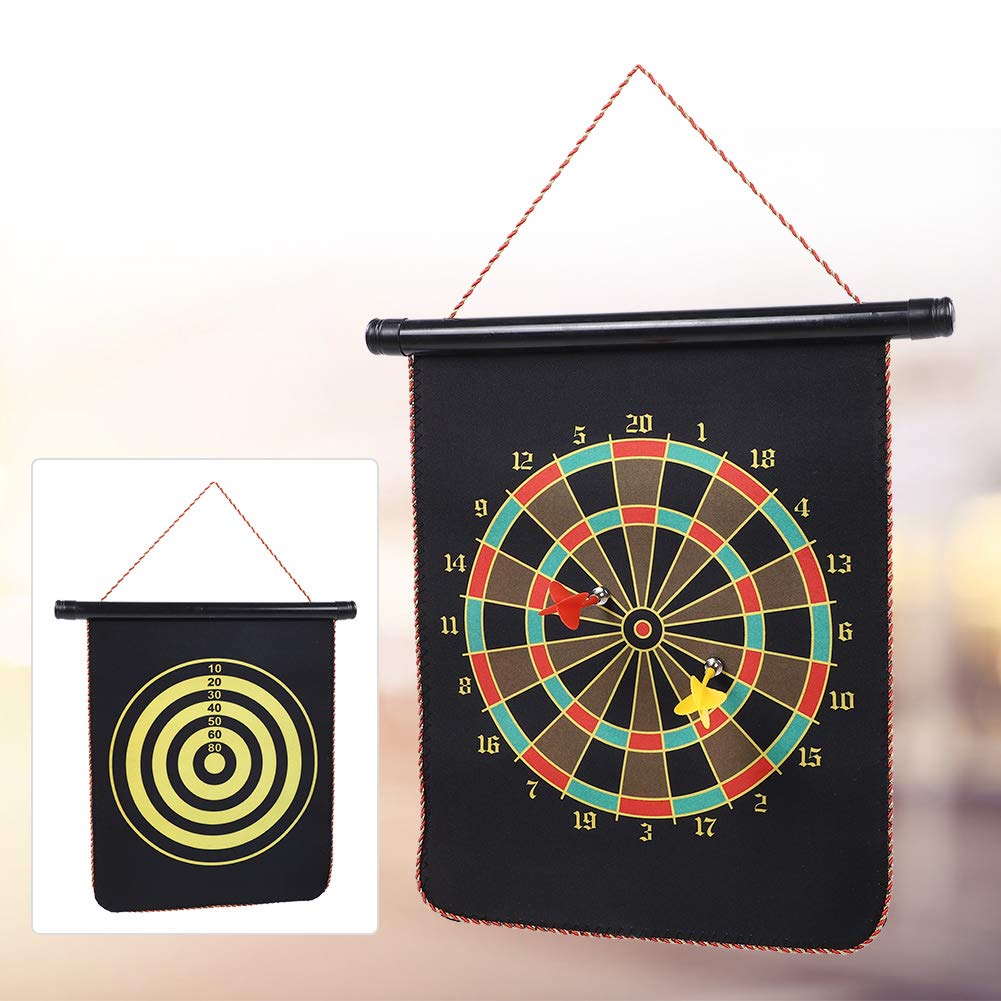 Generic Hanging Dartboard, Magnetic Reversible Dart Board, Darts Target Toy for Relax Leisure Sports Kids