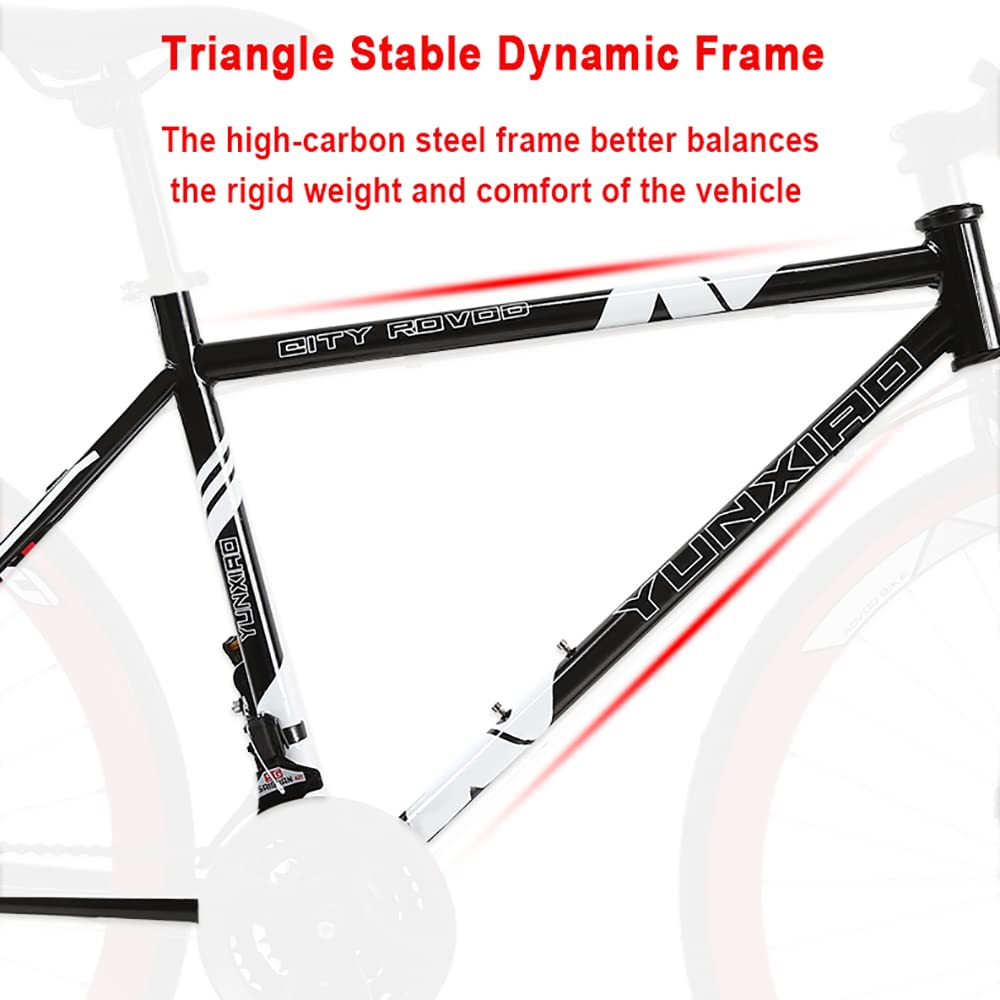 Amazon | 24 スピード高炭素鋼ロード自転車大人のロード可変速自転車