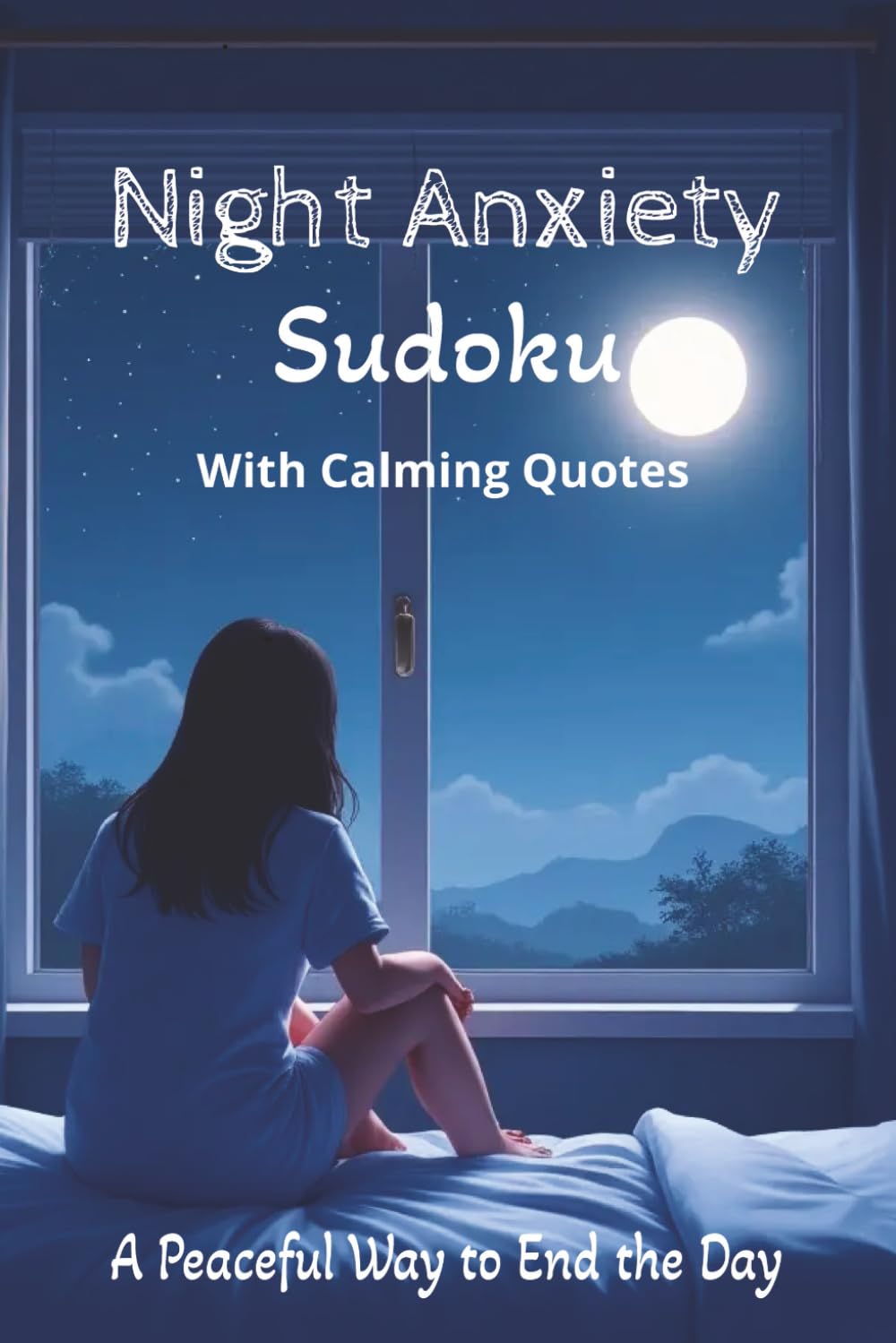 Night Anxiety Sudoku Puzzle Book: Sudoku Puzzles for Night Anxiety | Help Calm the Mind, A Peaceful Way to End the Day | 6x9 Inches, 110 Pages | 50+ Puzzles | Solutions included