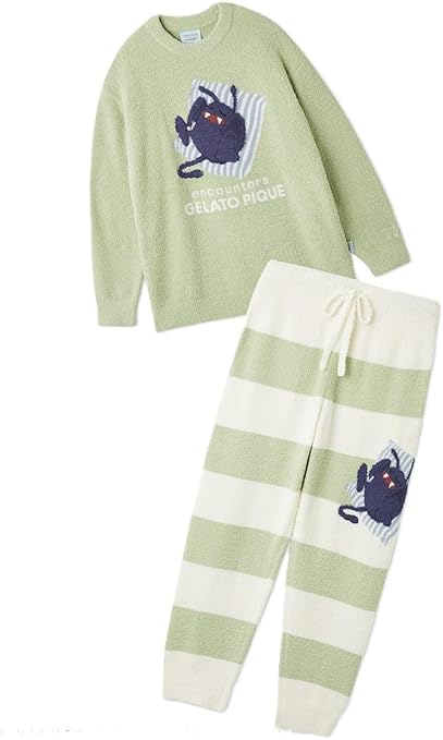 ドラゴンクエスト ベビモコプルオーバー＆ロングパンツセット ドラゴンクエスト】【レディース】ベビモコプルオーバー&ボーダー