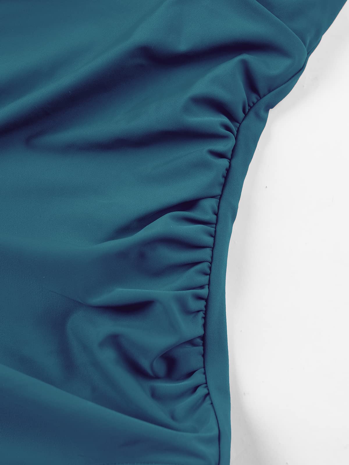CUPSHE Costume da bagno premaman per donna Costumi interi Costumi da bagno per gravidanza Spalline regolabili increspato