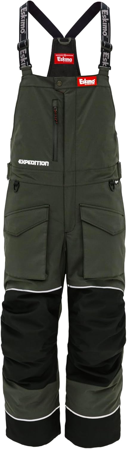 Eskimo® Expedition™ Bibs, Mens, Woodland Pine Green, 43380