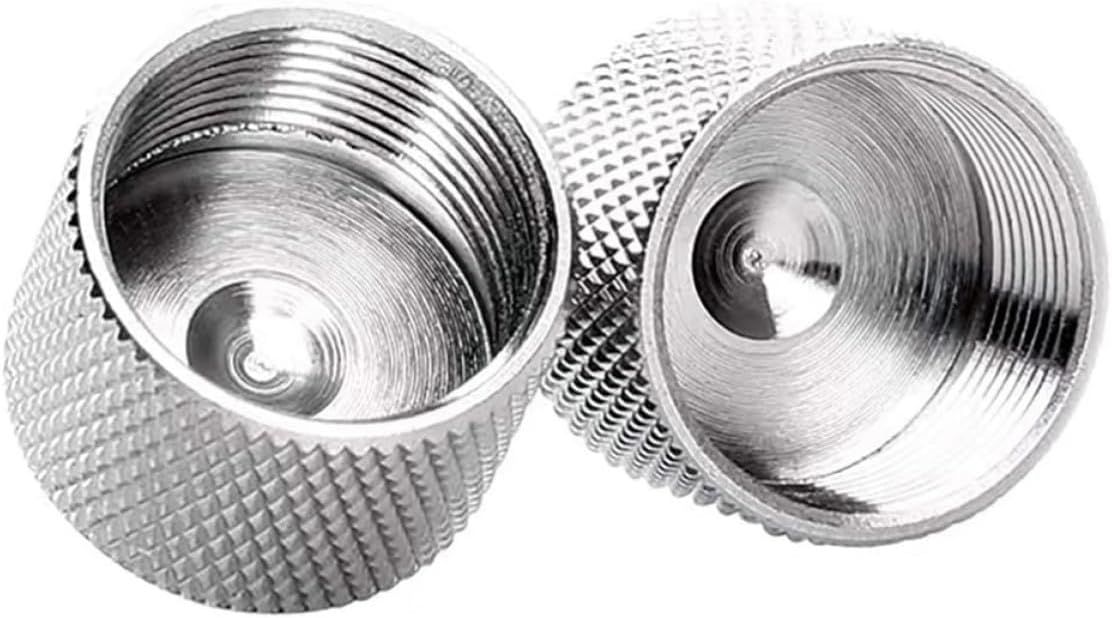 3pcs /8 to 1/4 Inch Microphone Screw Adapter Nut Metal Mic Thread Screw Adapter with Anti-Slip Texture for Clamp and Microphone Stand