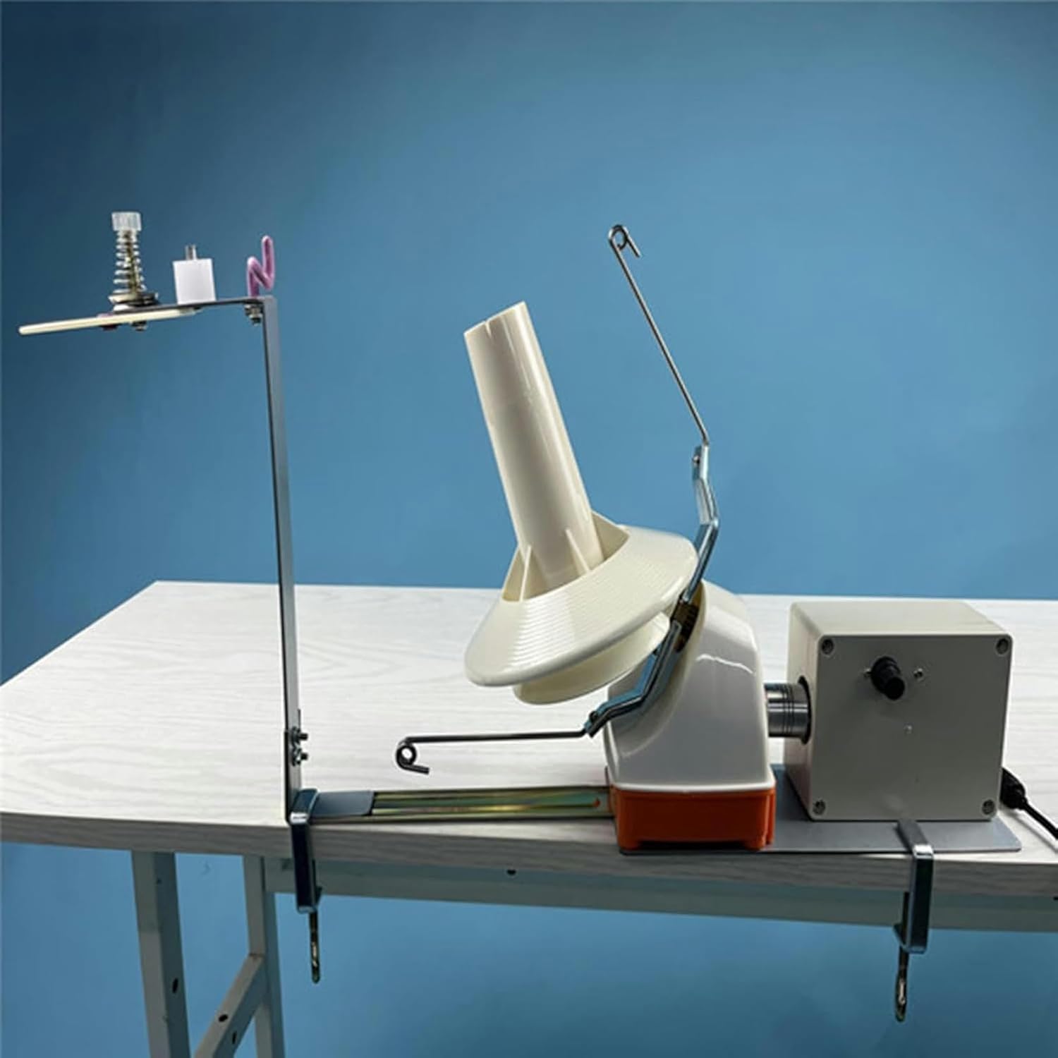 500g 電動巻き機 電動糸ボールワインダー 12V 低騒音 速度調整可能 通常の糸巻きに適しています