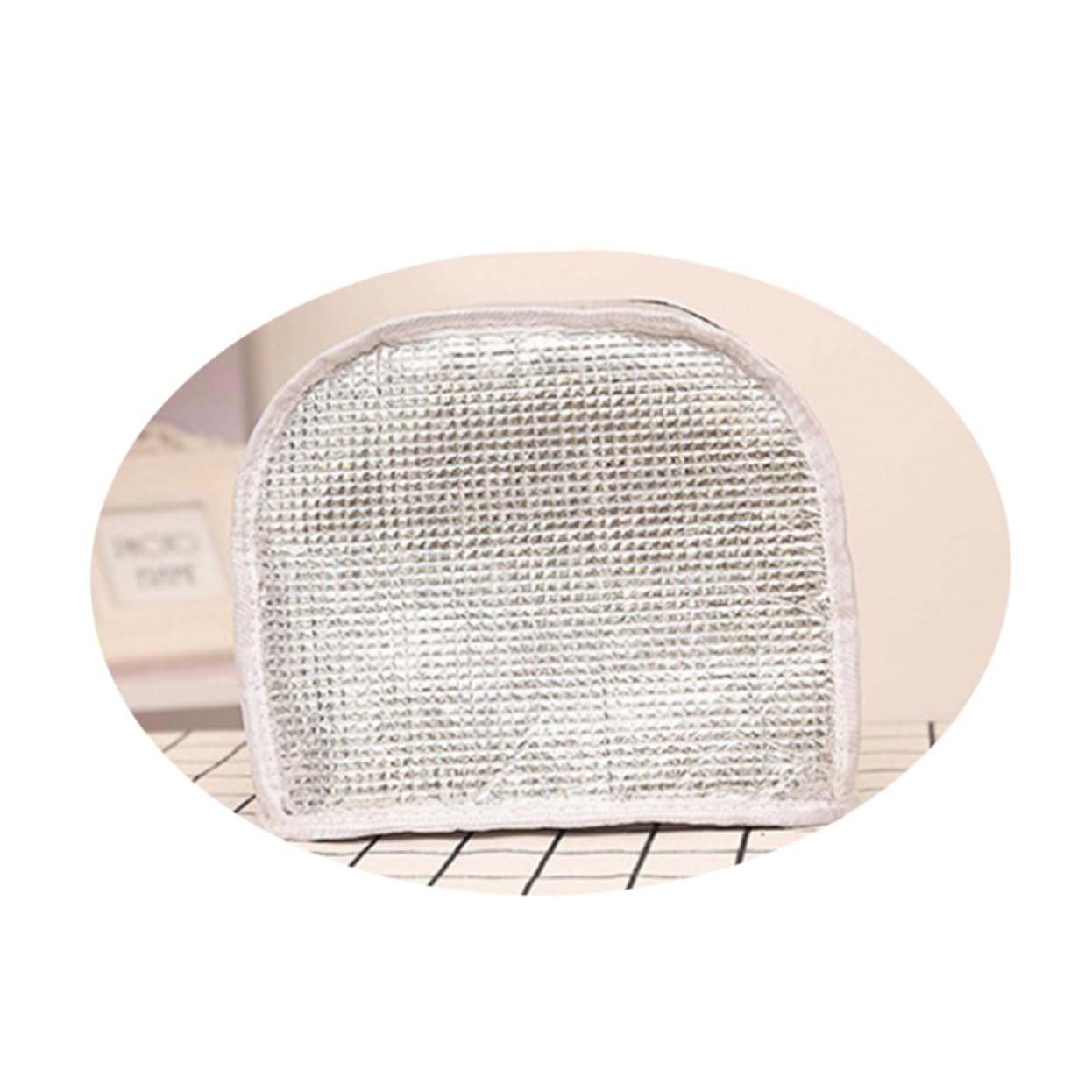 Cabilock 2 Piezas Bolso De Almuerzo De Algodón Perlado Y Más Fresco Beige