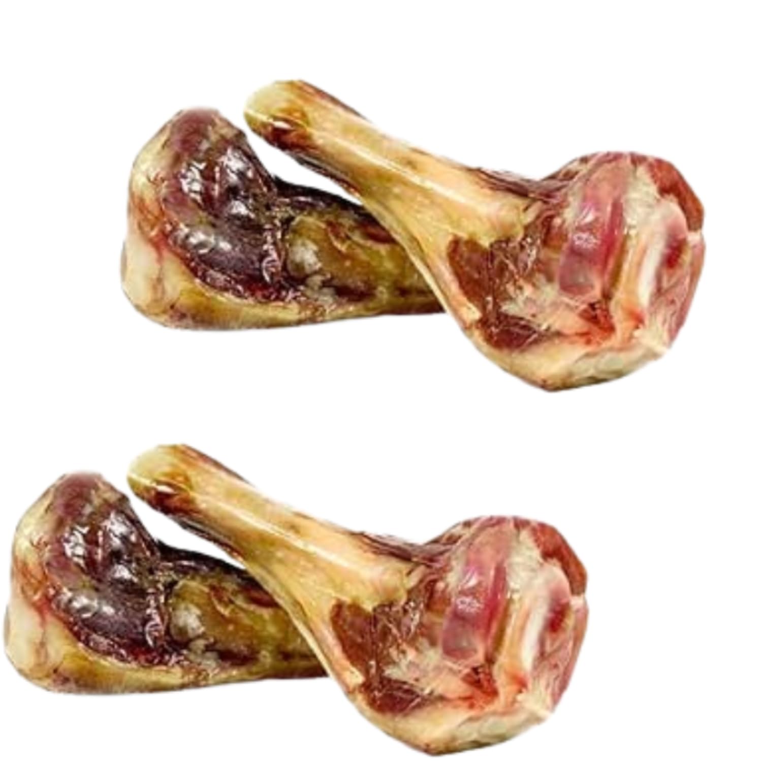 Mediterranean Natural Ham Bone for dogs- Slow Roasted Pork Treat Long Lasting Natural Dog Chew Bone Supports Chewing Instinct Single Ingredient Dog Snack for All Breeds Large Medium Small Dogs- 2
